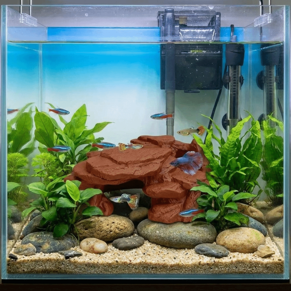 3D Printing Fish Tank Rockery  - Aquarium Moss review and price