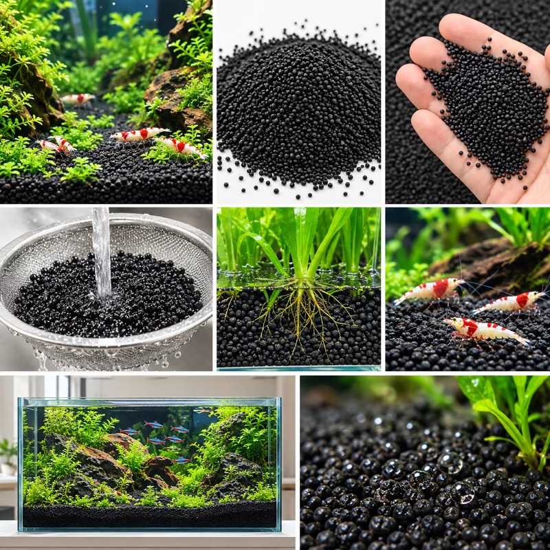Black Aquarium Substrate Soil  - Aquarium Plant Substrate review and price